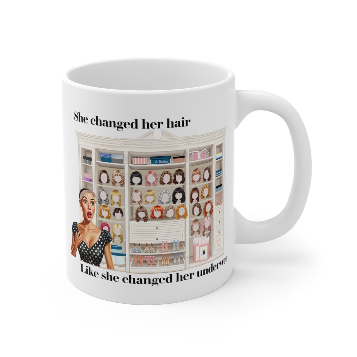 She Changed Her Hair Mug 11oz