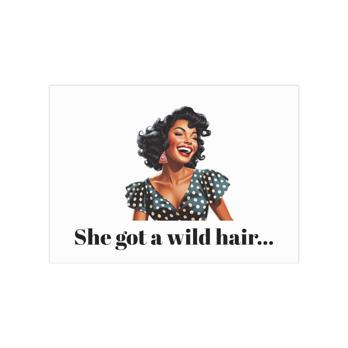 Wild Hair 2 (Unframed Print)