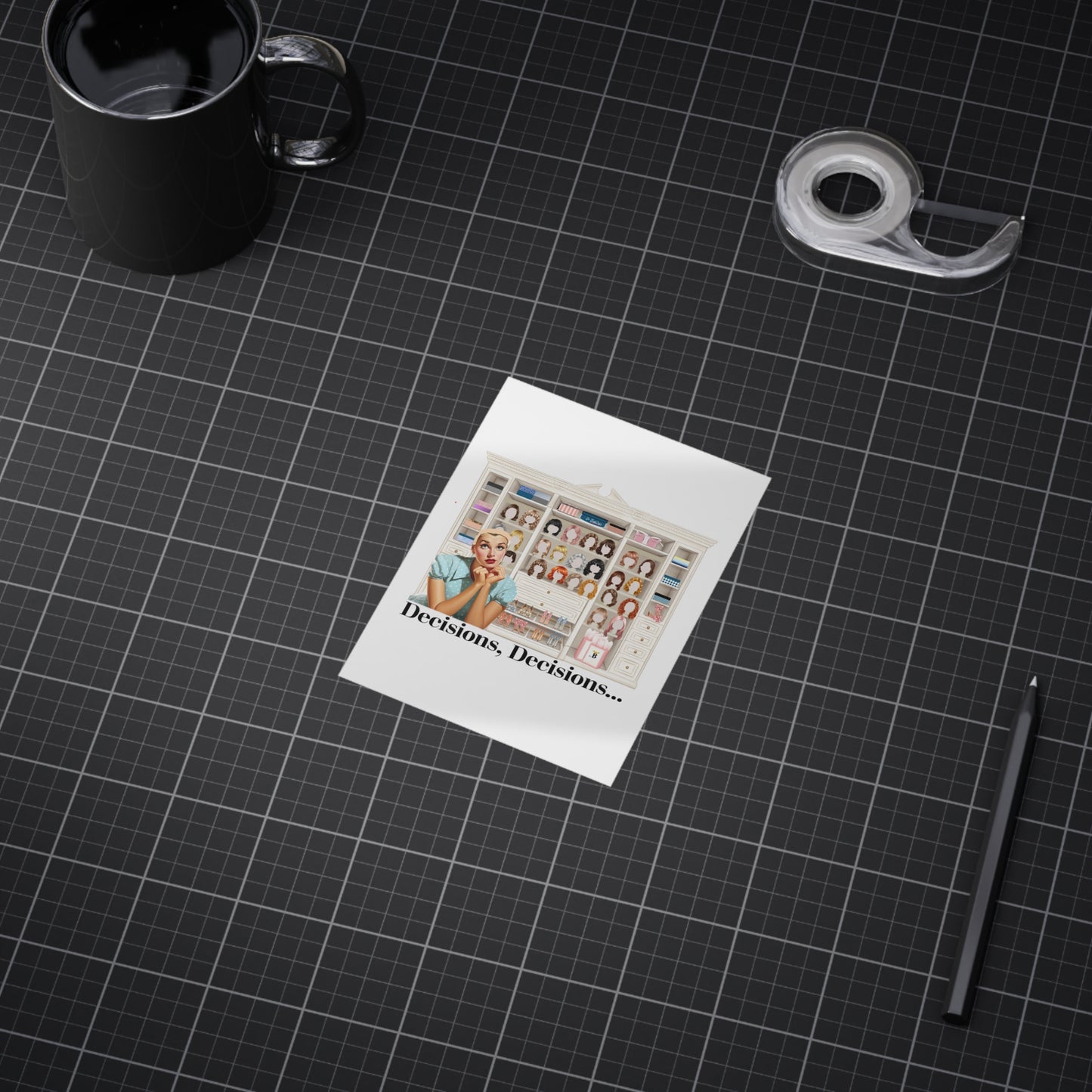 Decisions, Decisions (Unframed Print)