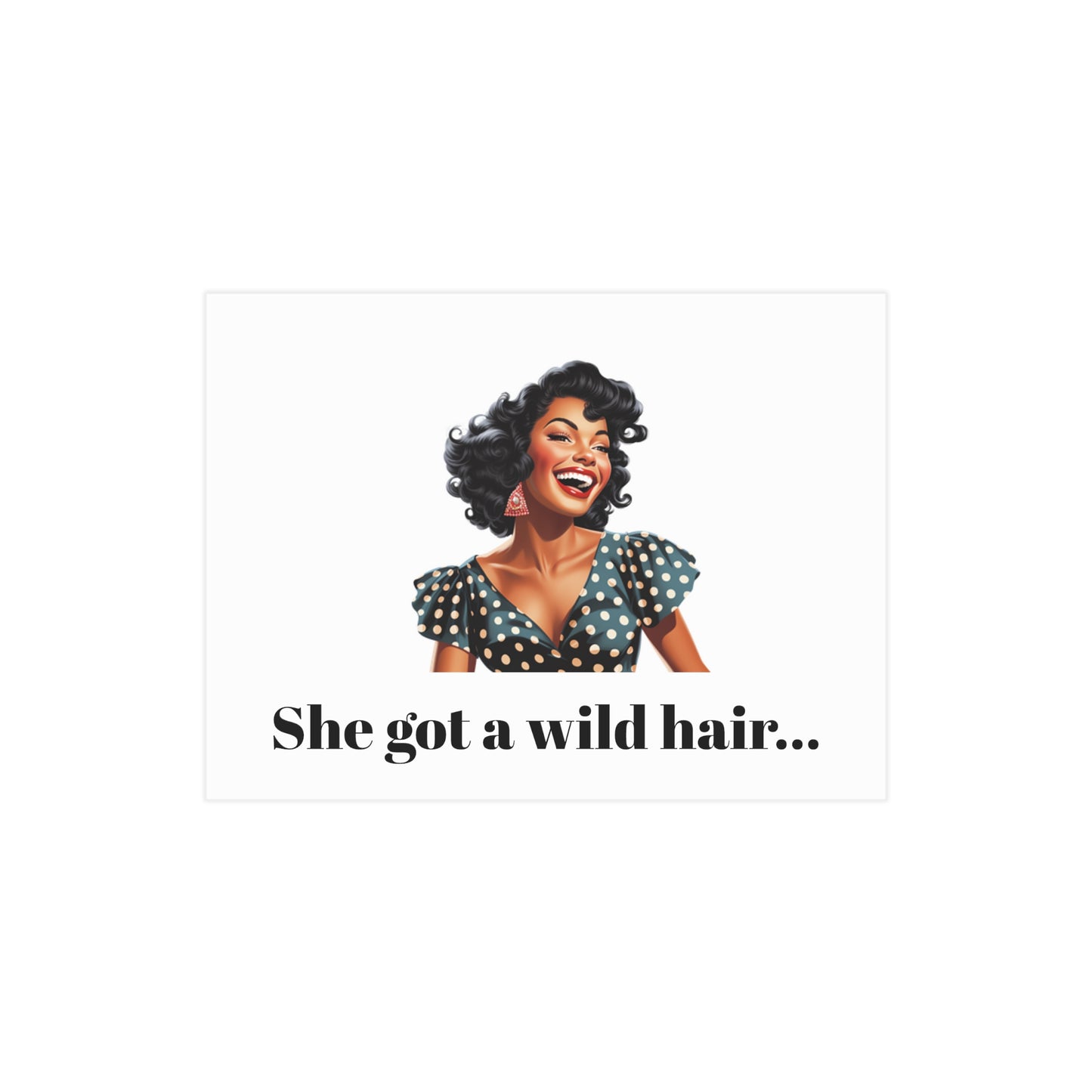 Wild Hair 2 (Unframed Print)
