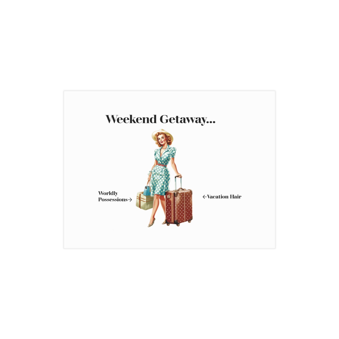 Weekend Getaway (Unframed Print)