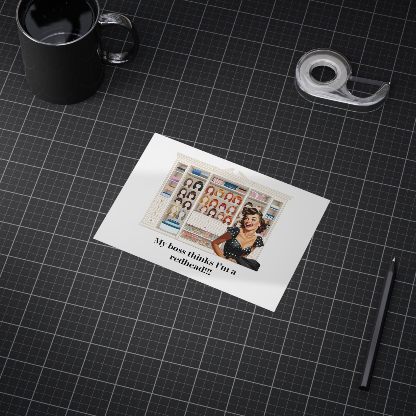 Not Really a Redhead (Unframed Print)