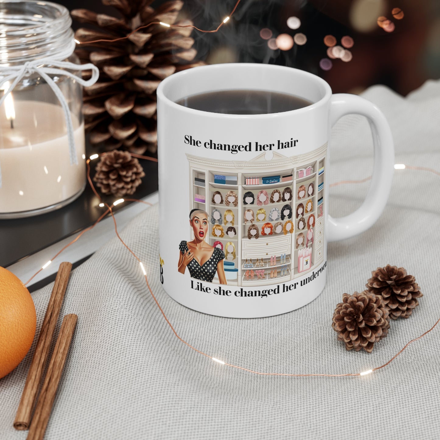 She Changed Her Hair Mug 11oz
