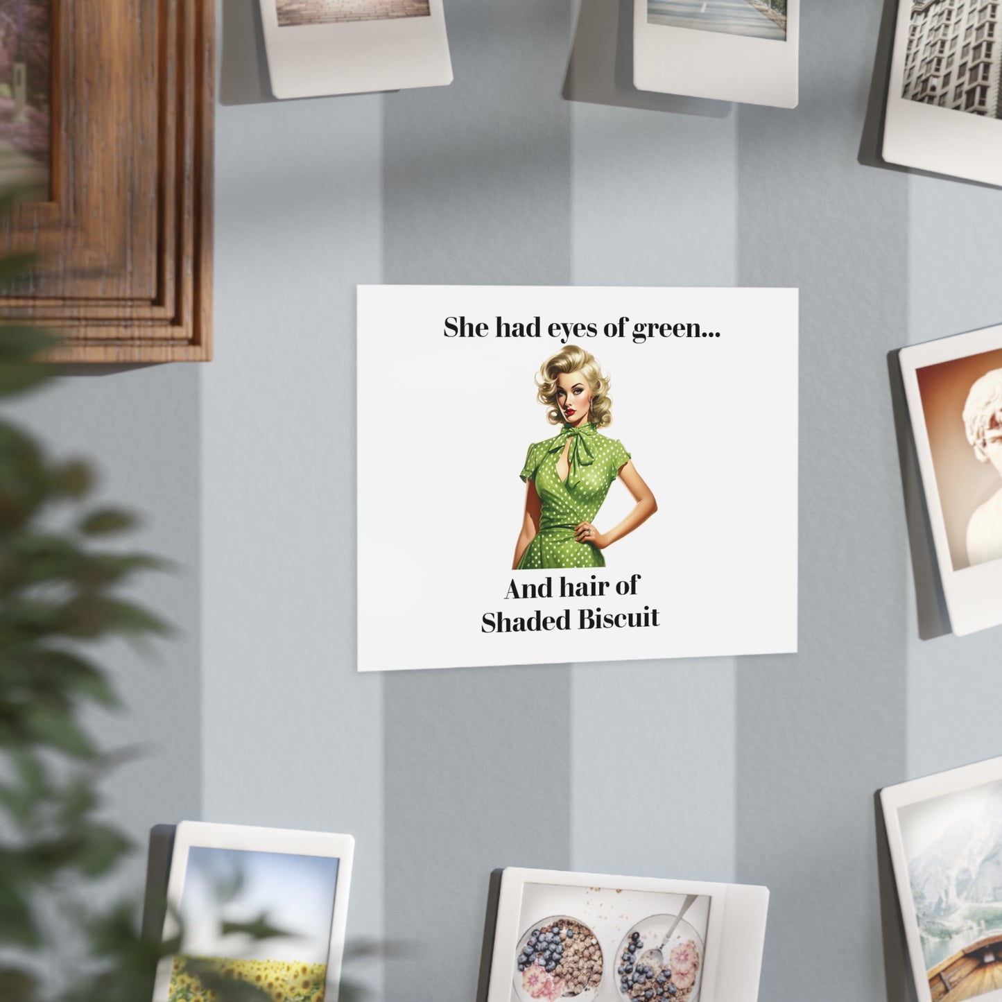 Green Eyed Girl (Unframed Print)