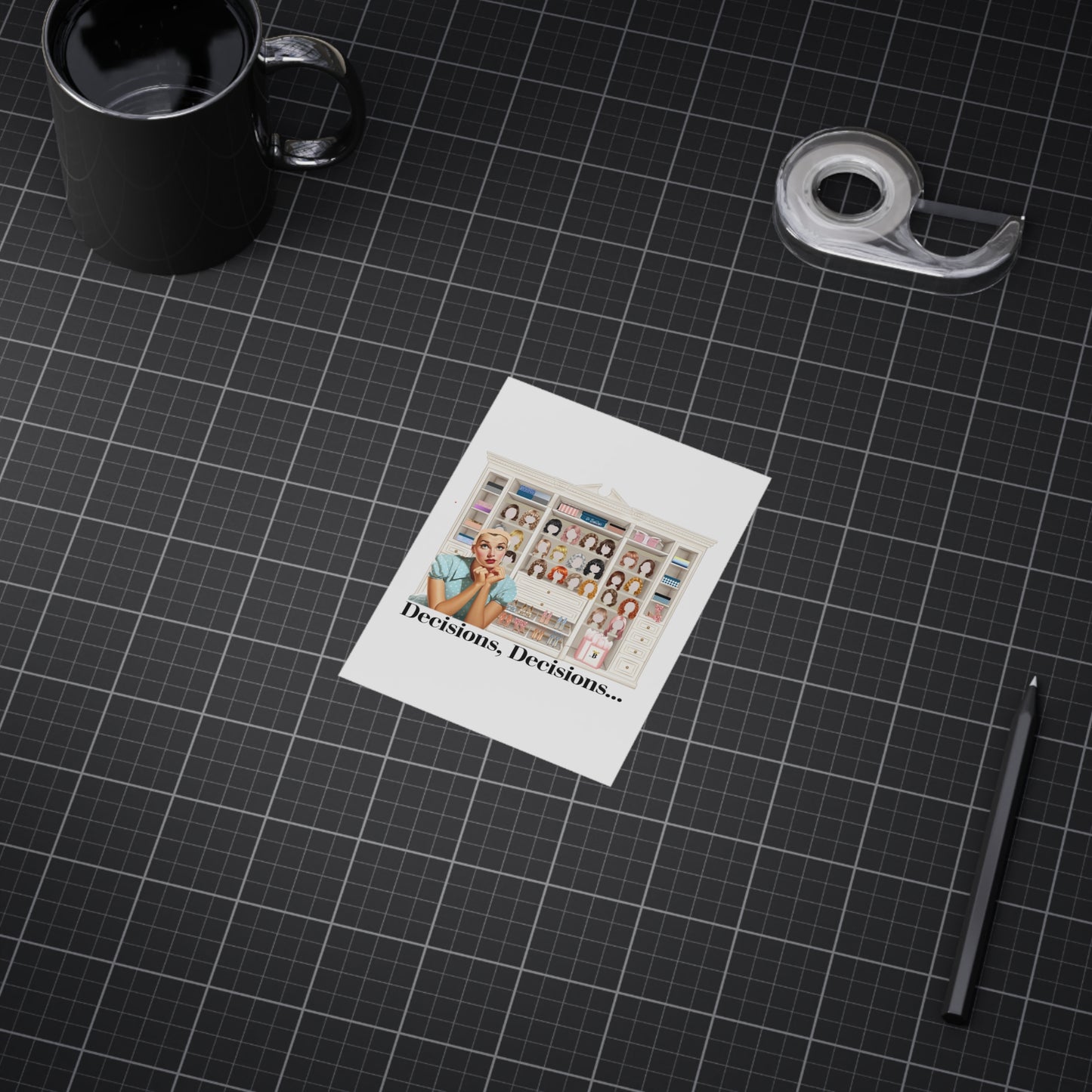 Decisions, Decisions (Unframed Print)