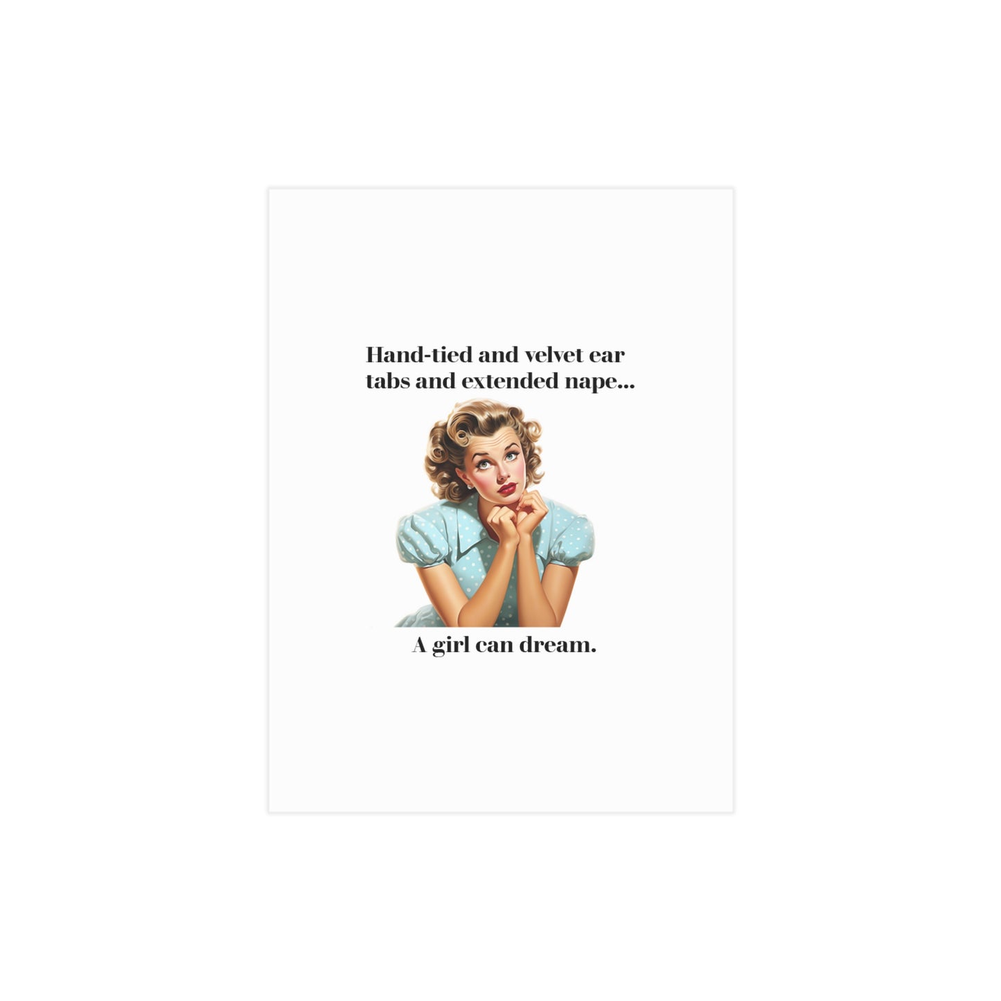 Girl Can Dream (Unframed Print)