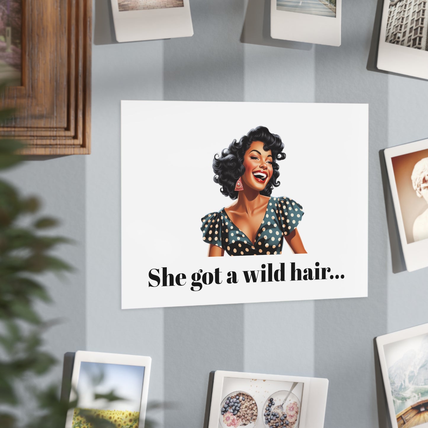 Wild Hair 2 (Unframed Print)