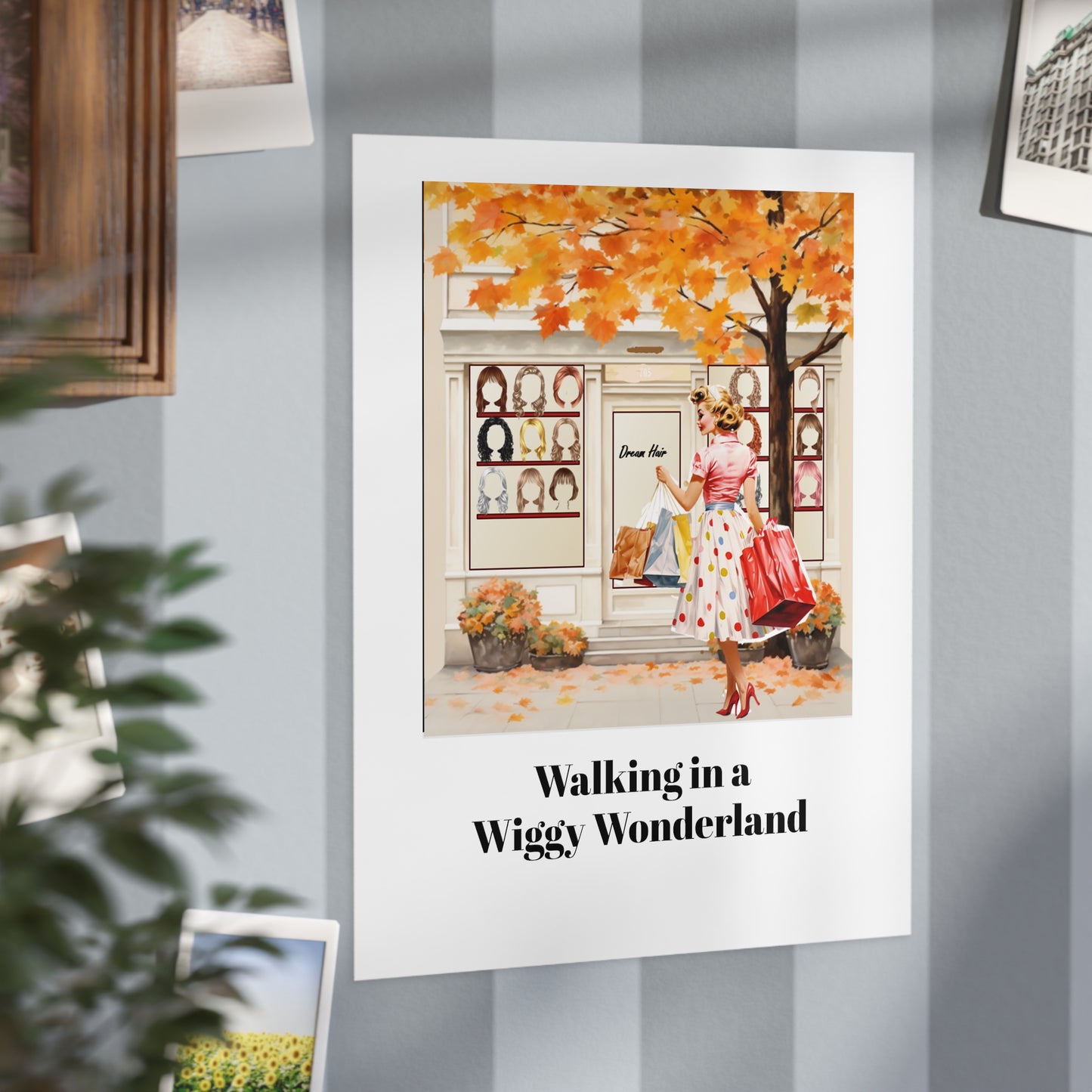 Wiggy Wonderland (Unframed Print)