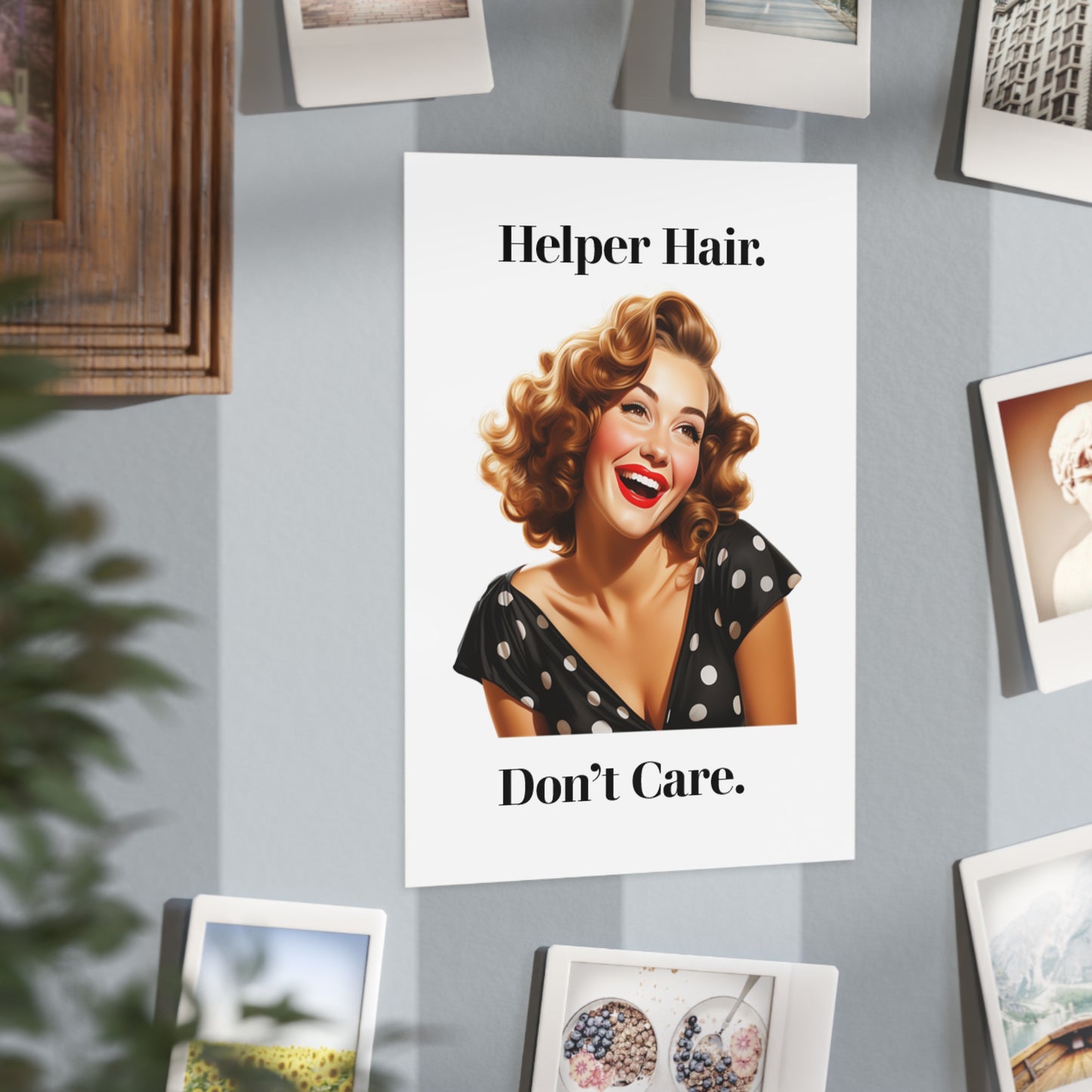 Helper Hair 3 (Unframed Print)