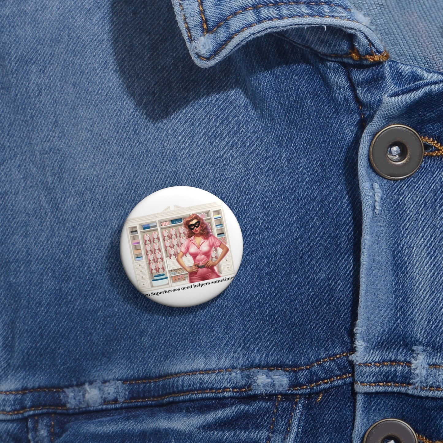 Superhero Helper (Pin Buttons)