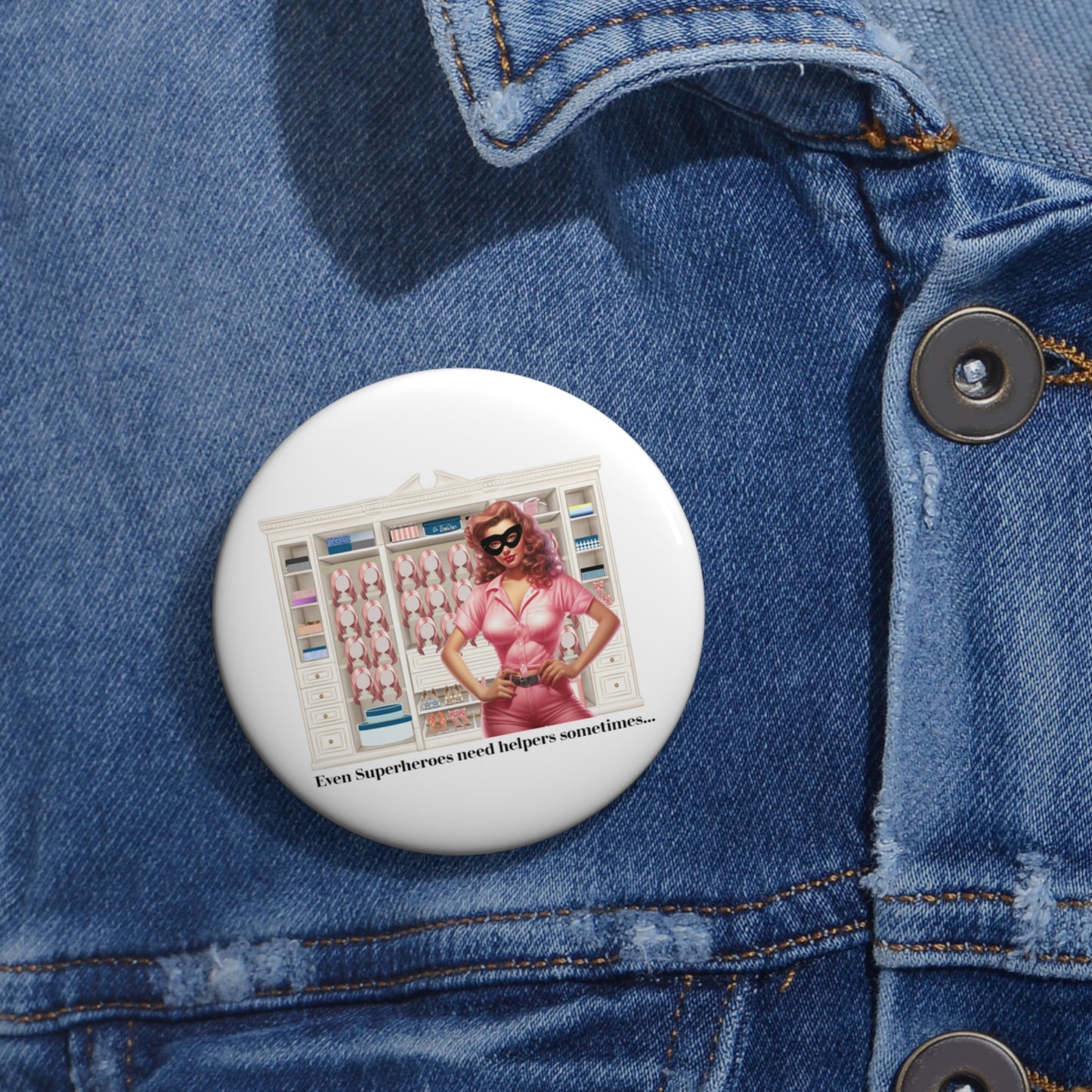 Superhero Helper (Pin Buttons)