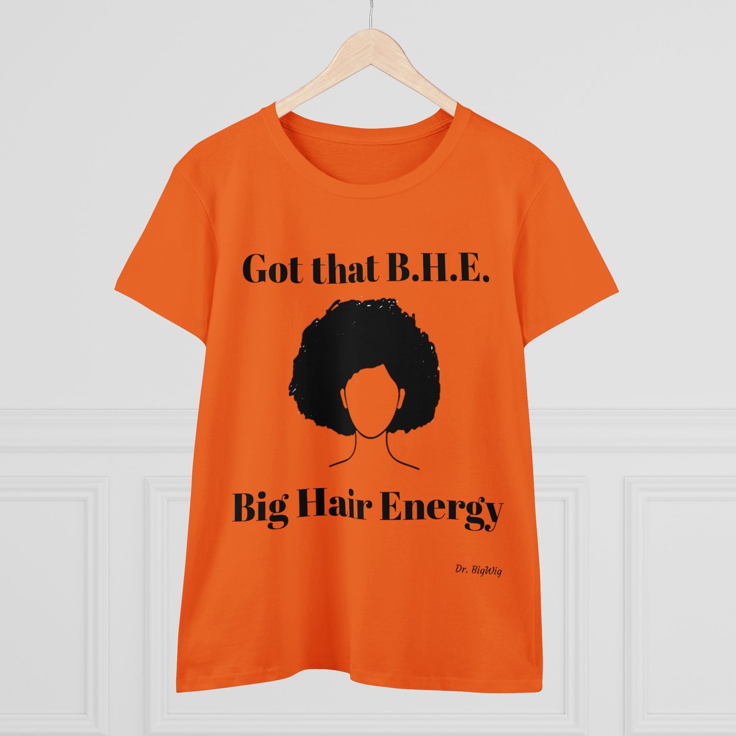 Big Hair Energy 3 (Women's Midweight Cotton Tee)