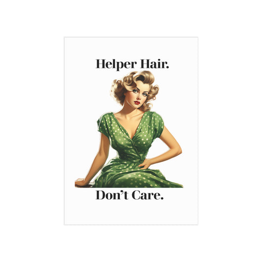 Helper Hair 5 (Unframed Print)