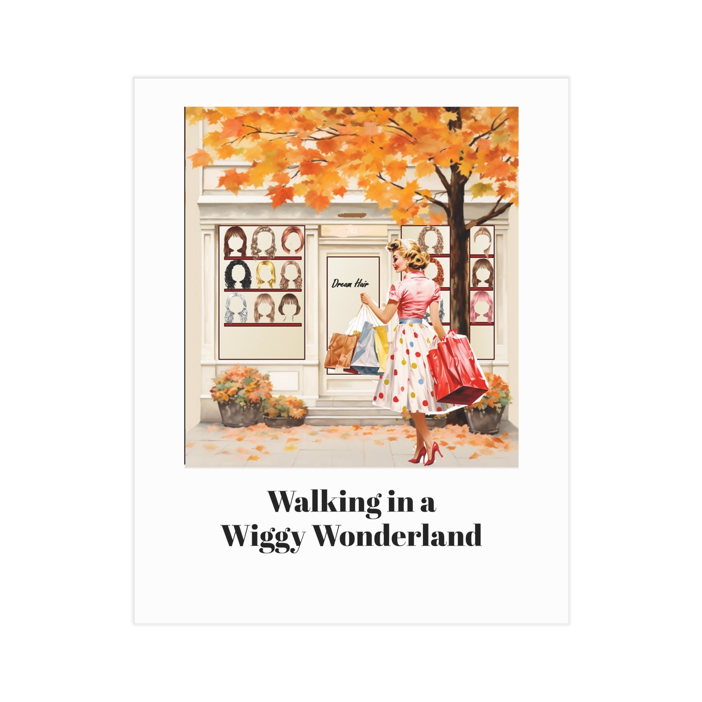 Wiggy Wonderland (Unframed Print)