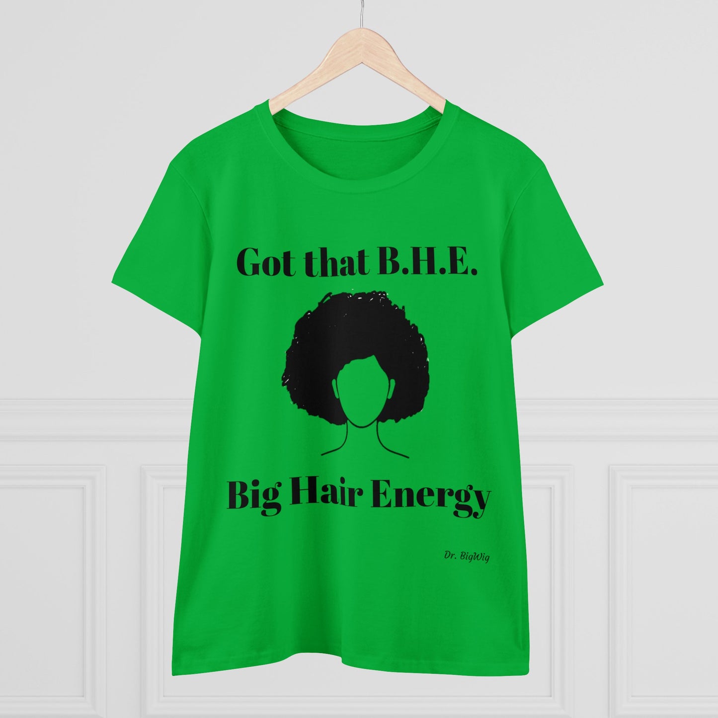 Big Hair Energy 3 (Women's Midweight Cotton Tee)