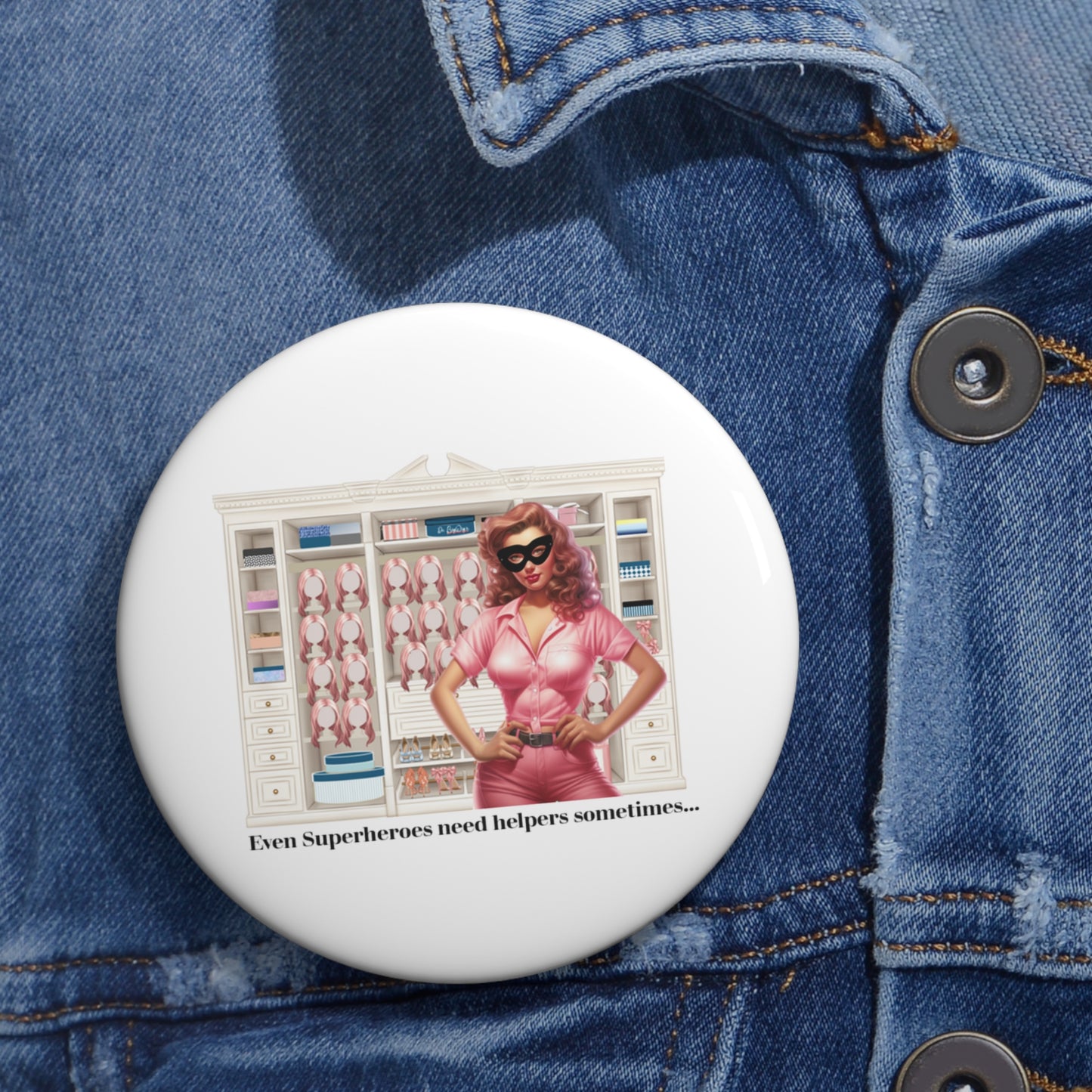 Superhero Helper (Pin Buttons)