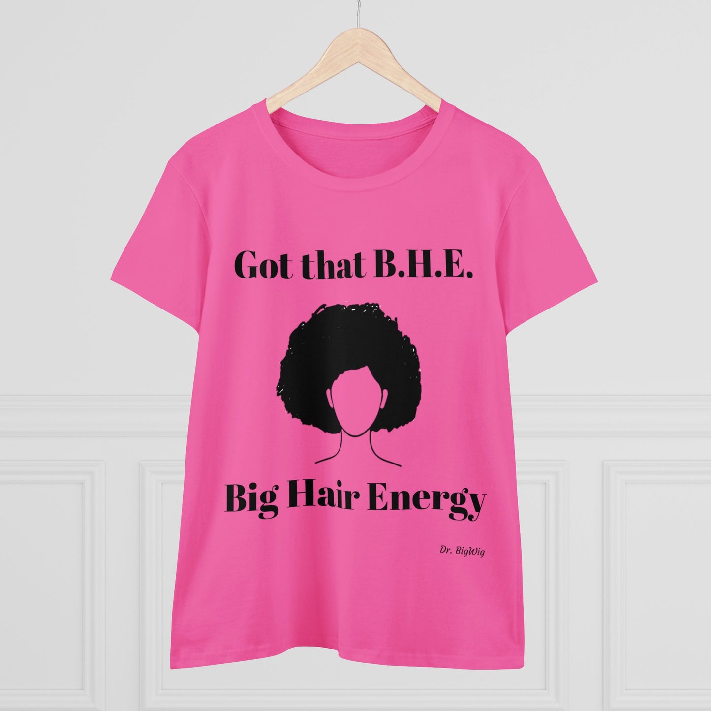 Big Hair Energy 3 (Women's Midweight Cotton Tee)