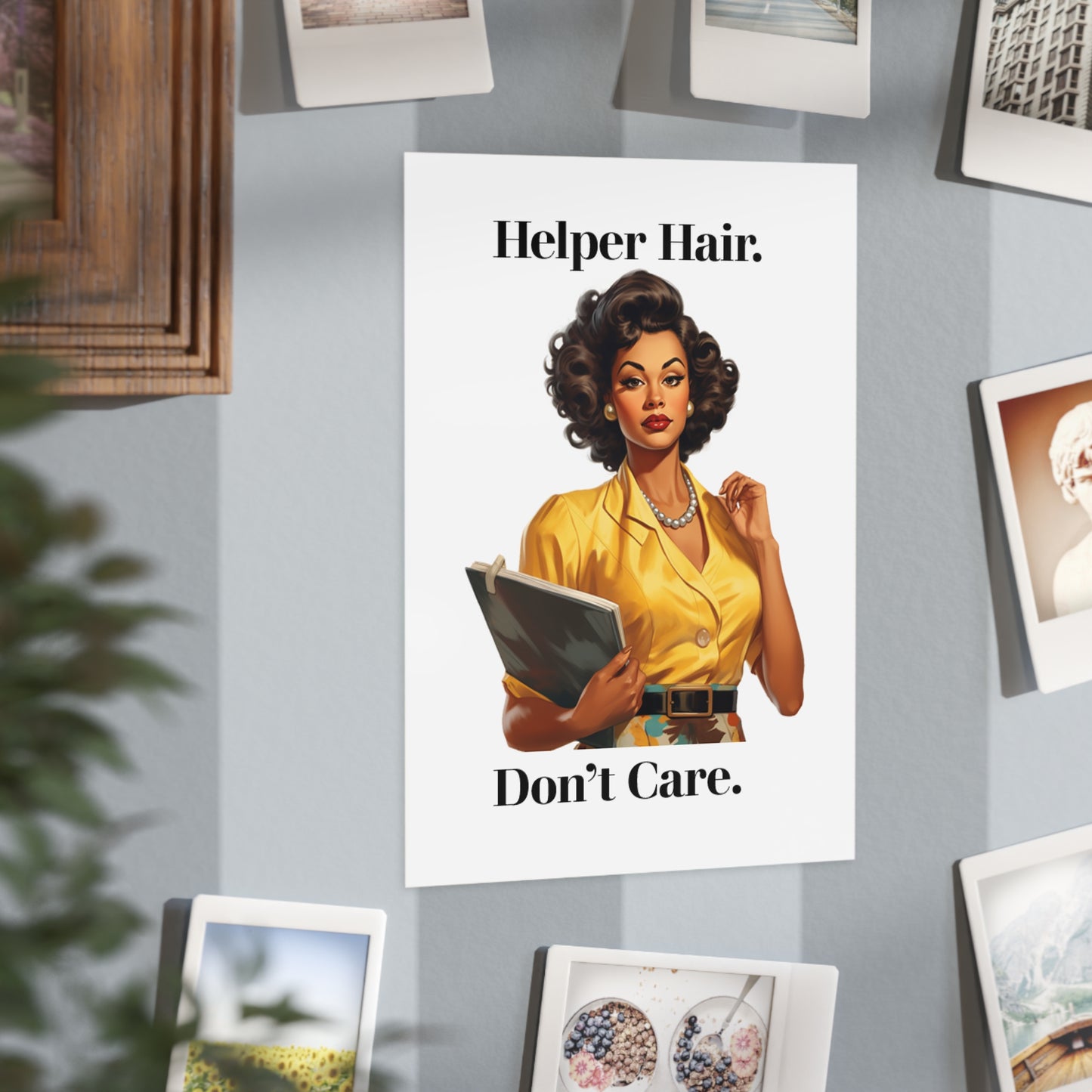 Helper Hair 4 (Unframed Print)