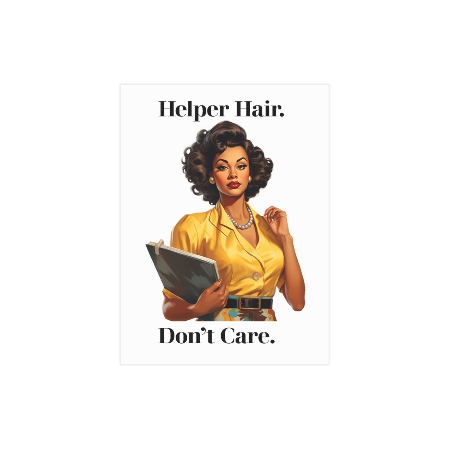 Helper Hair 4 (Unframed Print)