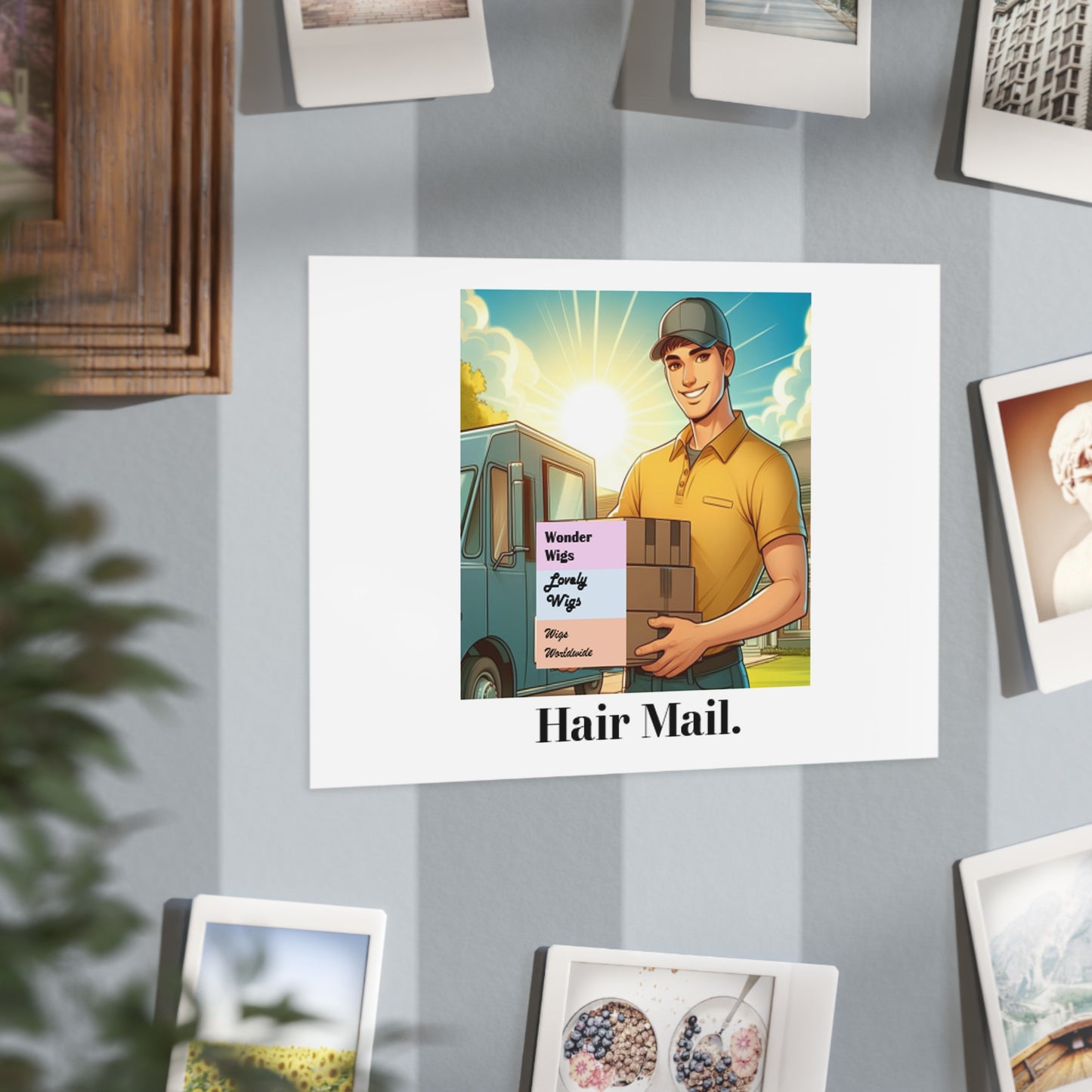 Hair Mail (Unframed Print)