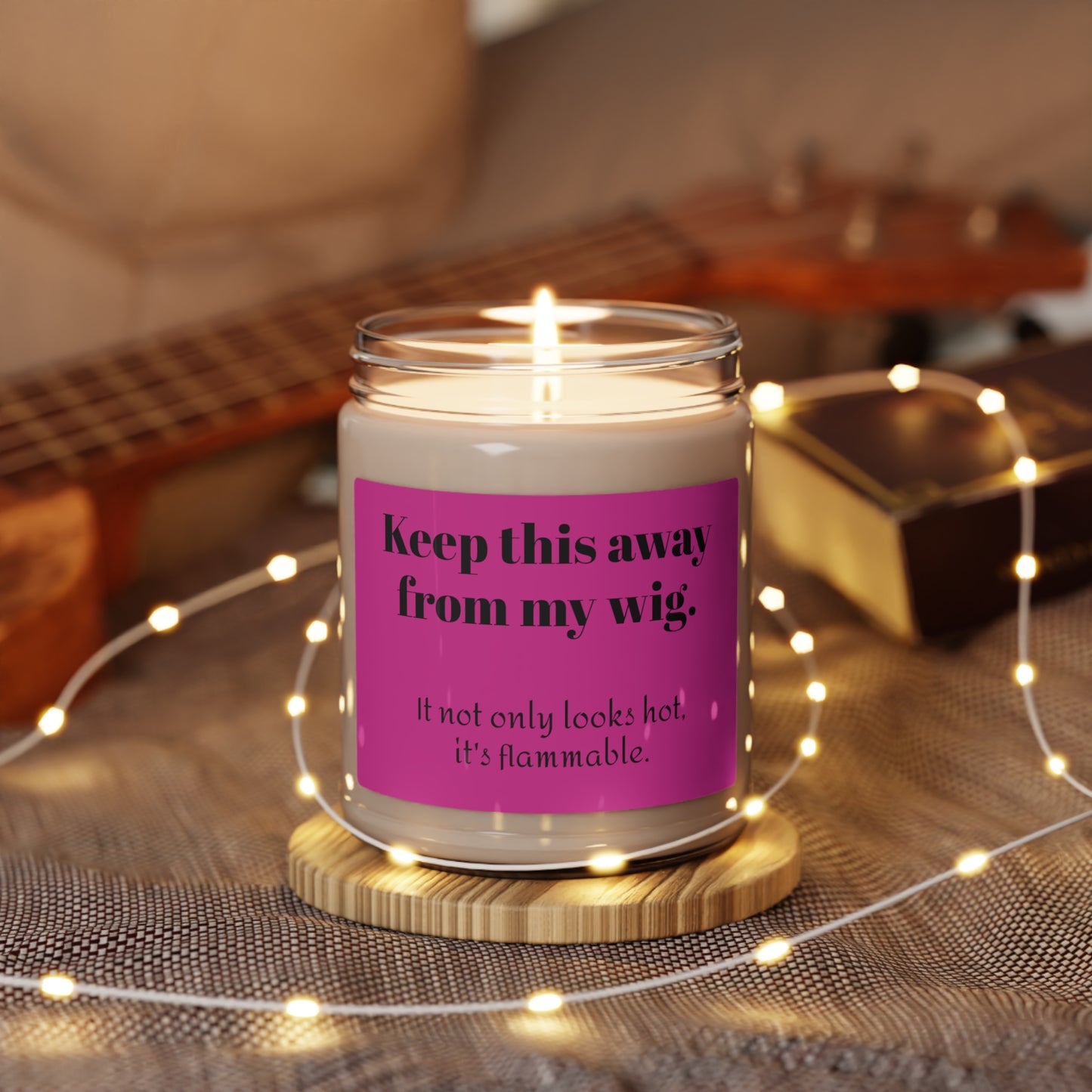 Keep Away from My Wig, Scented Soy Candle, 9oz