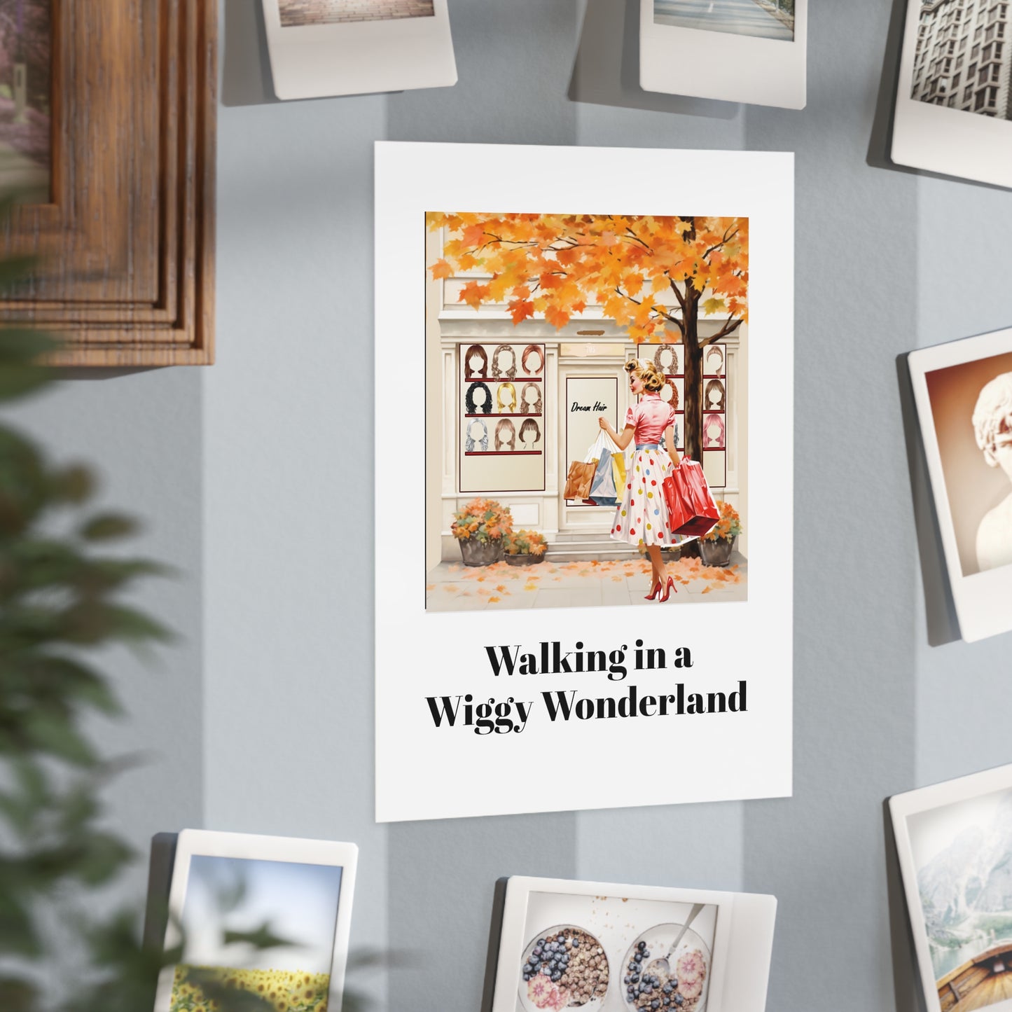 Wiggy Wonderland (Unframed Print)