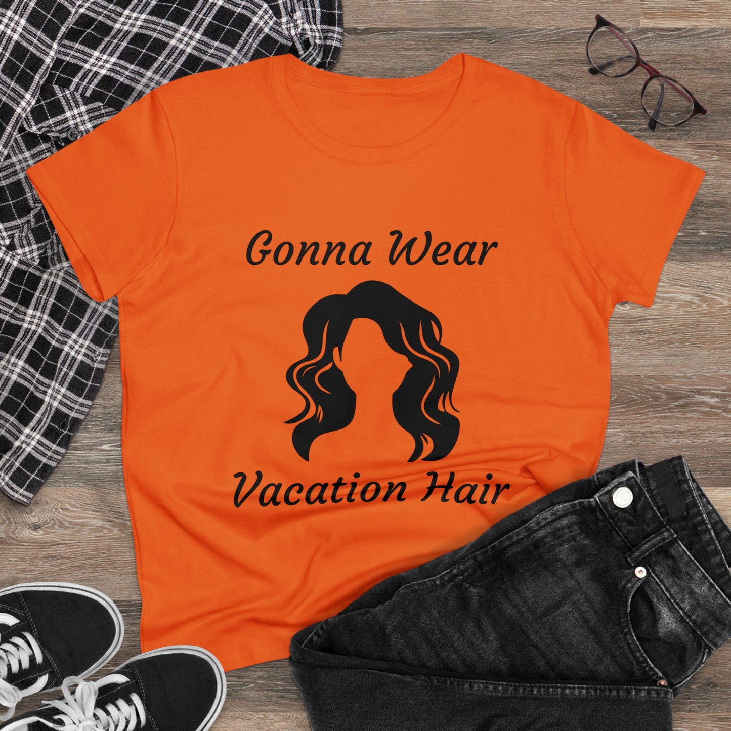 Vacation Hair (Women's Midweight Cotton Tee)